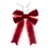 Vickerman L232312UV 12" x 15" Red Velvet Bow UV