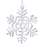 Vickerman M110209 9" Clear Acrylic Snowflake
