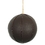 Vickerman M171608 8" Brown Faux Leather Ball 1/Bag
