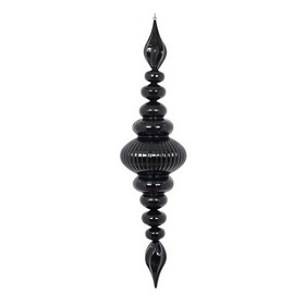 Vickerman 41" Black Shiny Finial Ornament