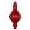 Vickerman MT198803D 10" Red Candy Glitter Net Drop Orn