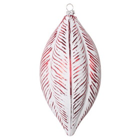 Vickerman 6" Brushed Feather Ornament 3/Bag