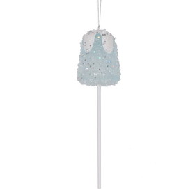 Vickerman MT221802 10" Blue Gumdrop Lollipop Ornament 3/bag