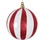 Vickerman MT230470 7" White/Red Shuttle Ornament 3/Bag