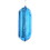 Vickerman MT233002 8" Blue Rectangle Jewel Glitter Orn 2/Bg