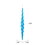 Vickerman N175102D 14.6" Blue Shiny Spiral Icicle 2/Bx