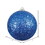 Vickerman N592002DQ 8" Blue Sequin Ball Drilled Cap