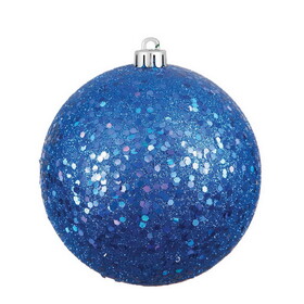 Vickerman 8" Blue Sequin Ball Ornament