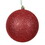 Vickerman N590803DG 3" Red Glitter Ball Drilled 12/Bag