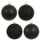 Vickerman N591517BX 6" Black 4 Finish Ball Orn Box of 4