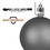 Vickerman N592023DA 8" Wrght Iron 4-Fin Ball Asst Drill 4/Bg