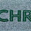 Vickerman 2.5" x 10 Yards Green "Merry Christmas" Ribbon