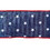 Vickerman Q227937 4" x 10 yd Rd/Wht/Bl Star/Stripe Ribbon, Price/each