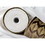 Vickerman Q228353 4"x10yd Light Brown Embroidery Ribbon, Price/each