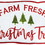 Vickerman Q228768 4"x10yd White Farm Fresh Trees Ribbon, Price/each