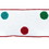 Vickerman Q229180 4"x10yd White Fuzzy Dot Ribbon, Price/each
