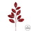 Vickerman QG191865 29" Burgundy Glitter Leaf Spray 6/Bag