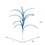 Vickerman QG192412 29" Turquoise Glitter Harvest Spray 6/Bg