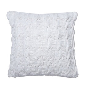 Vickerman Cable Knit Cushion Pillow