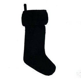 Vickerman 8x19" Plush Black Velvet Stocking