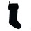 Vickerman QTX17790 8x19" Plush Black Velvet Stocking