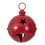 Vickerman RAA231003 10" Red Iron Bell Ornament