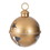 Vickerman RAA231417 14" Black Iron Bell Ornament