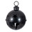 Vickerman RAA231417 14" Black Iron Bell Ornament