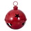 Vickerman RAA231807 18" Silver Iron Bell Ornament