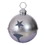 Vickerman RAA232007 20" Silver Iron Bell Ornament