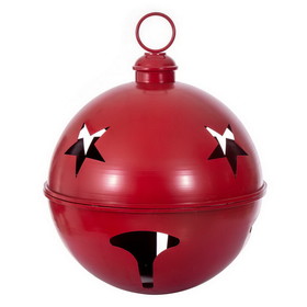 Vickerman 24" Red Iron Bell Ornament