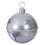 Vickerman RAA232411 24" White Iron Bell Ornament