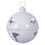 Vickerman RAA232411 24" White Iron Bell Ornament