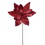 Vickerman RG230103 21.5" Red Poinsettia 11" Flower 6/Bag