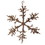 Vickerman RV230507 9" Silver Twig Snowflake Orn 3/Bag