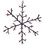 Vickerman RV230901 12" Beige Twig Snowflake Ornament 6/Bag