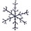 Vickerman RV230901 12" Beige Twig Snowflake Ornament 6/Bag