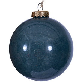 Vickerman 6" Denim Blue Ball Ornament 2/Bag