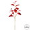 Vickerman RX193303 33" Red Shiny Leaf Spray 2/Bag