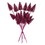 Vickerman RX230359 20" Artificial Hot Pink Glitter Cone Tree Spray. Includes 6 Pieces Per Bag.