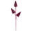 Vickerman RX230359 20" Artificial Hot Pink Glitter Cone Tree Spray. Includes 6 Pieces Per Bag.