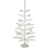 Vickerman S150991 9' x 34" Silver Feather Tree 488LED WW