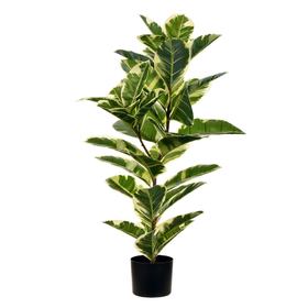 Vickerman 38" Potted Oak Tree Real Touch Leaves