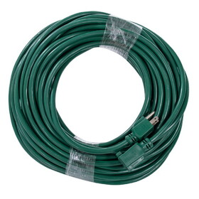 Vickerman V2414380 80' Outdoor Heavy-Duty Green Extention Cord 14Awg/Sjtw. Etl Approved.