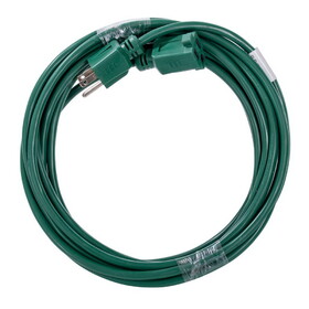 Vickerman V2416320 20' Outdoor Green Extention Cord 16Awg/Sjtw. Etl Approved.