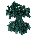 Vickerman V24SPT1-100G C9 100' X 100 Green Magnetic Socket Stringer, Spt1, End-Connecting With Fused Plug, 6