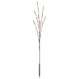 Vickerman 60 Warm White Twinkle Wide Angle LED Christmas Twig Light Set on Brown Wire Pack of 3