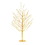 Vickerman X167941 4' Gold Tree LED280 Twkl Pur-G0ld-Grn Lt, Price/each