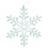 Vickerman X176224 24" PureWht LED Forked Snowflake