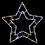 Vickerman X490524 35Lt LED Star Window Decor 15x15"